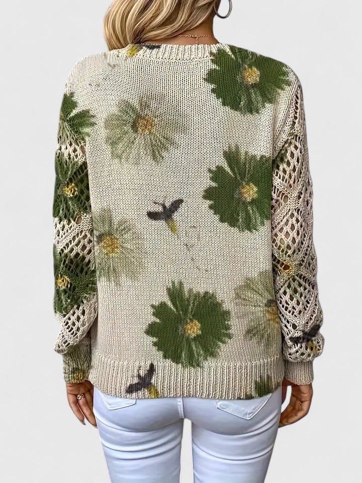 Antonia™ | Jersey elegante con estampado floral