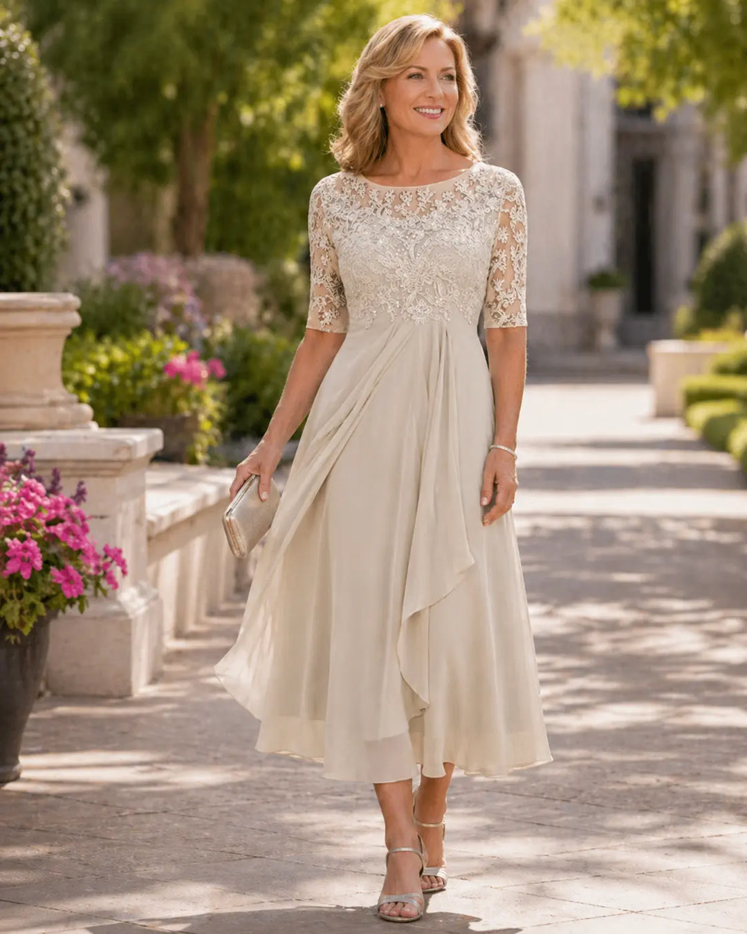 Maria | Vestido Elegante de Chifón