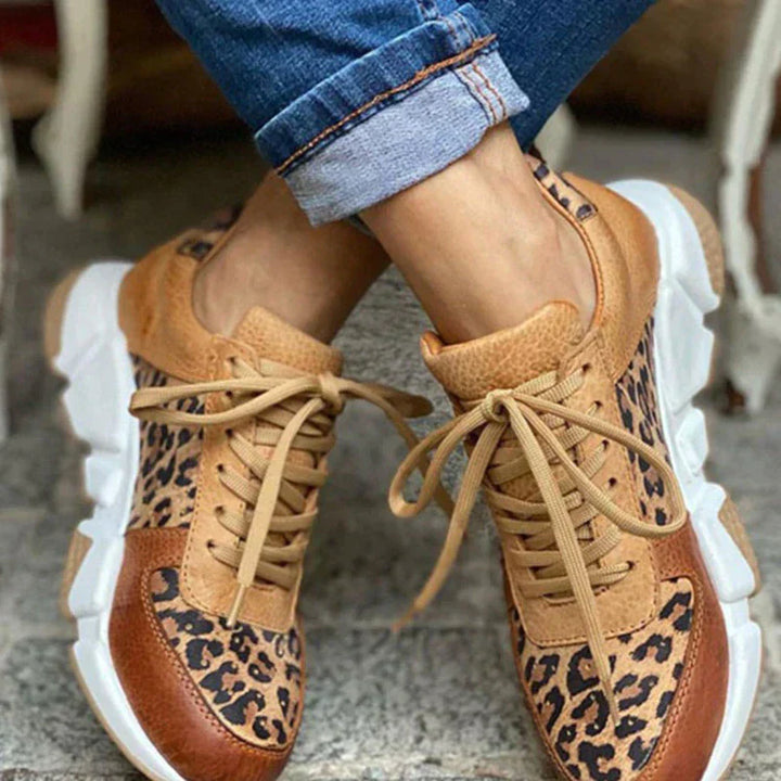 Jimena™ | Zapatillas con estilo leopardo