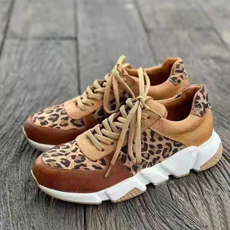 Jimena™ | Zapatillas con estilo leopardo