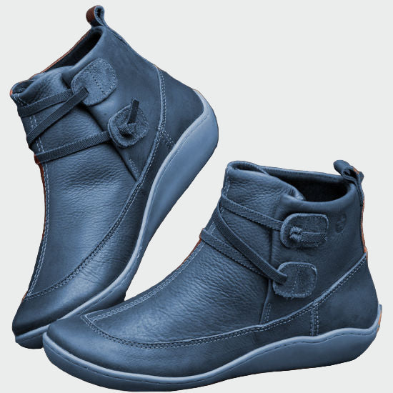 Zoe | Botines Ortopédicos De Cuero Premium Con Soporte