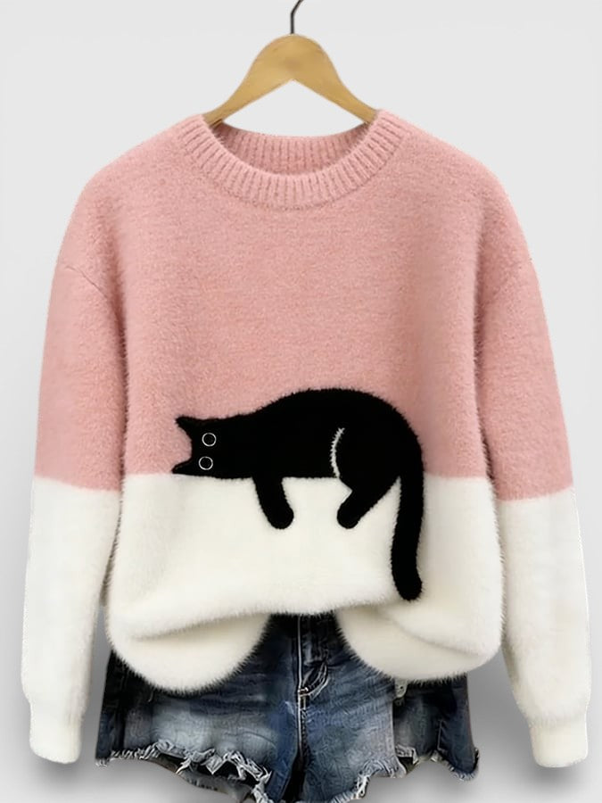Luna™ | Sudadera con gráfico de gato