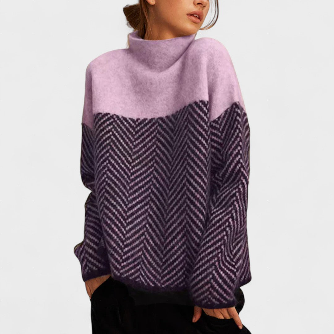 Beatriz™ | Suéter de Cuello Alto