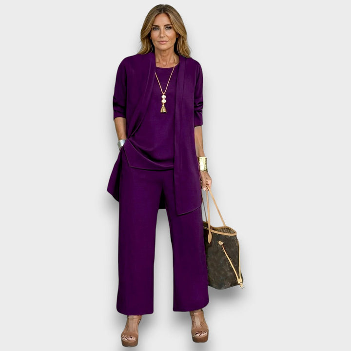 Vivienne - Conjunto Minimalista de 3 Piezas