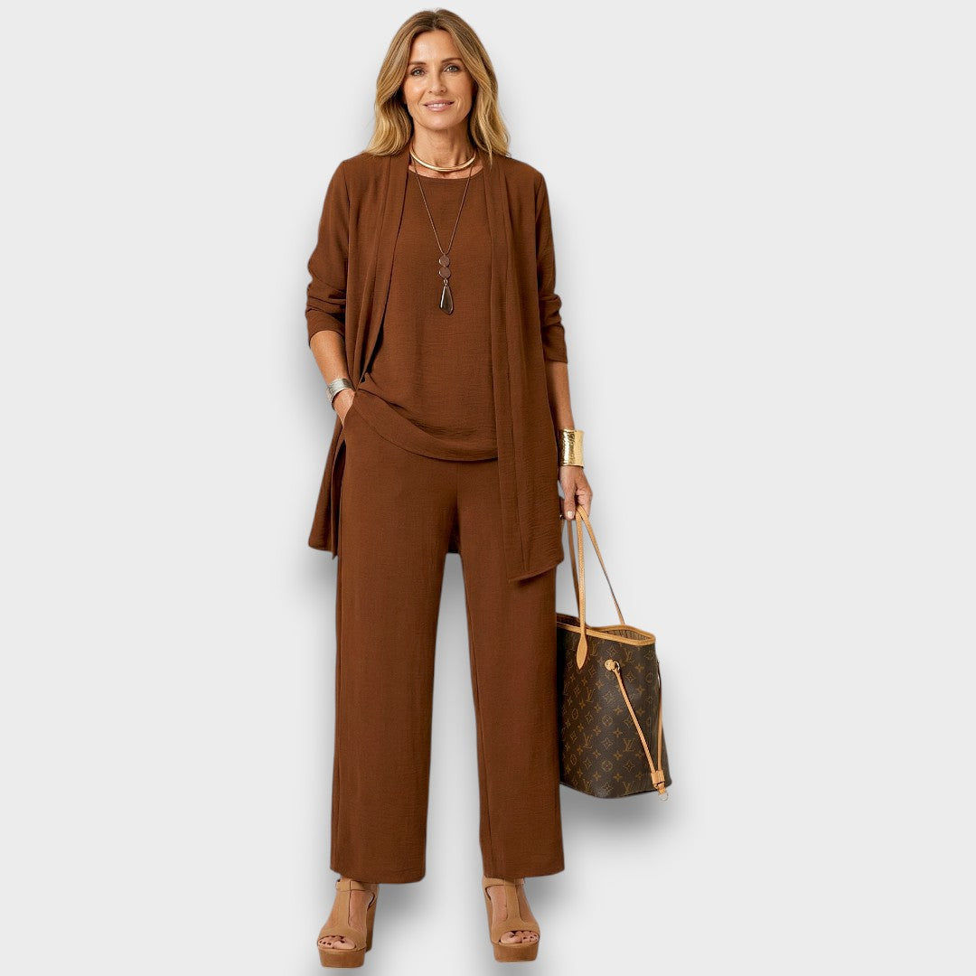 Vivienne - Conjunto Minimalista de 3 Piezas