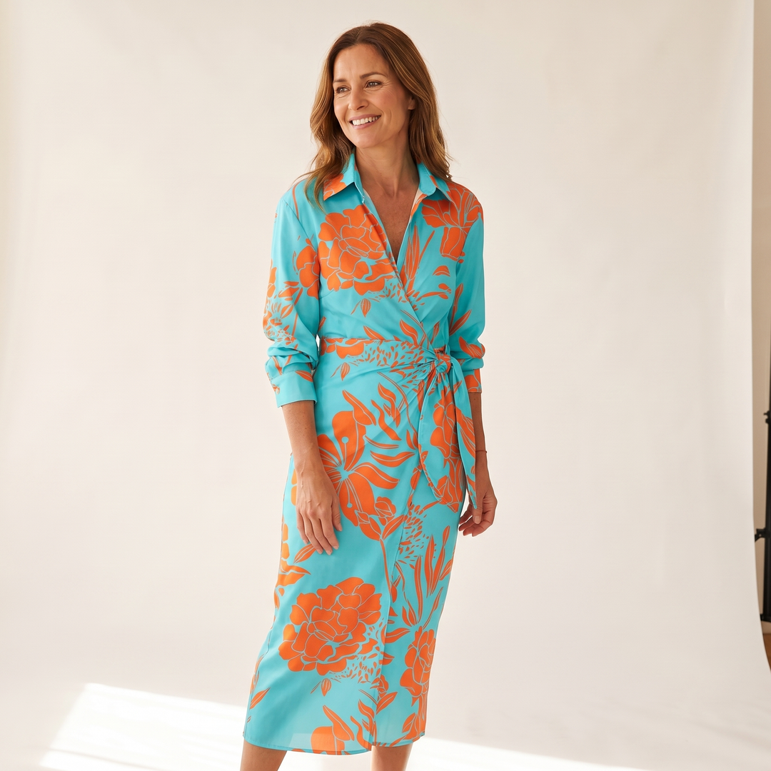 Cecilia | Vestido Elegante a Rayas